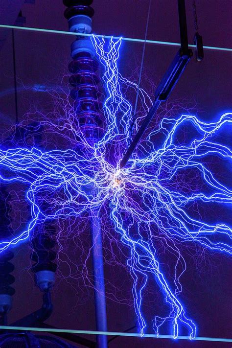 High Voltage Electrical Discharge Photograph By David Parker Pixels