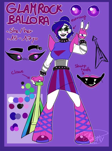 Glamrock Ballora Reference Updated By Ebony Hybrid On Deviantart In
