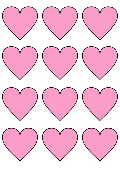 12 Free Printable Heart Templates Cut Outs Freebie Finding Mom Print