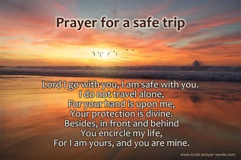 A Prayer For A Safe Journey Prayer For Travel Safe Travels Quote