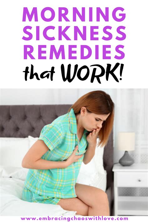 Natural Home Remedies For Morning Sickness Embracing Chaos With Love