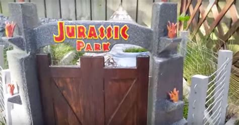 This Tortoises Owner Built An Amazing Jurassic Park Enclosure