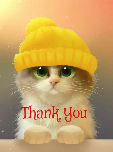 Free Printable Cat Thank You Cards Printable Templates