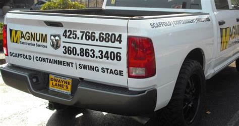 Custom Tailgate Wraps And Lettering Custom Truck Decals