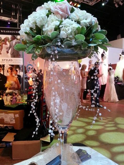 Champagne Glass Floral Arrangement Centerpieces Pinterest Floral Floral Arrangements And