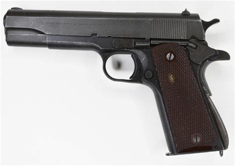 Sold Price 1943 Colt 1911a1 Military 45 Cal Semi Auto Pistol