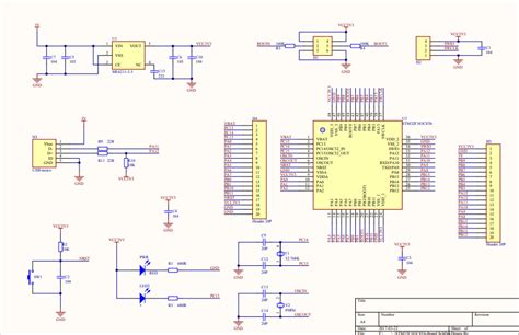 Stm32f103c8t6核心板的电路原理图免费下载 电子发烧友网