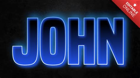 John Text Effect Generator