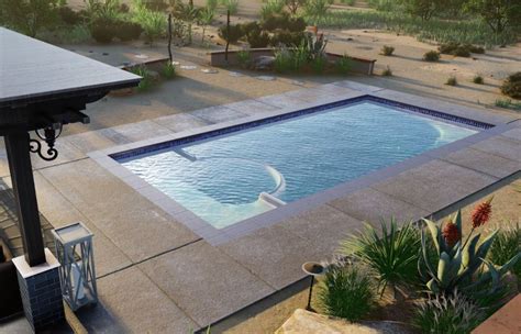 The Caesars Palace Beach Fiberglass Pool — Sunco Pools