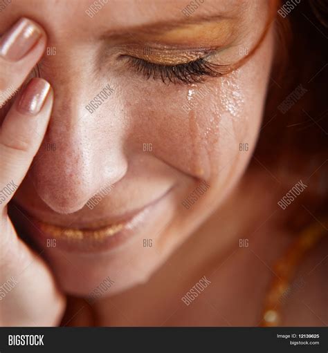 Closeup Crying Woman Image Photo Free Trial Bigstock