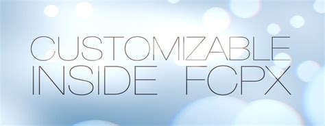 There's something for everyone on this list, so browse on and choose your favorites. ProDrop Volume 4 - Bokeh Backdrops for FCPX