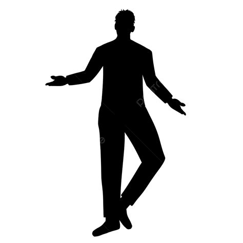 Booth Silhouette Vector Png Mens Black Silhouette Booth Helpless