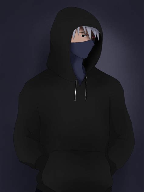 Kakashi In Hoodie By Pungpp On Deviantart