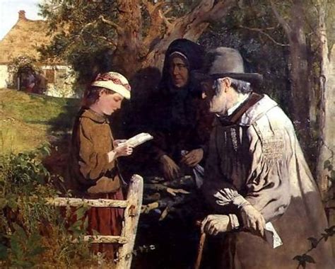News From A Far Country John Ritchie Xix Century English Painter