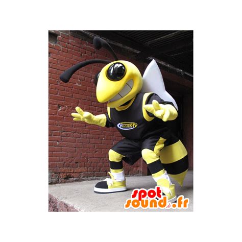 Purchase Bee Mascot Yellow And Black Wasp In Mascots Bee Color Change