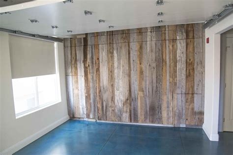 Mixed Tobacco Barn Greybrown Wood Wall Murphy Beds