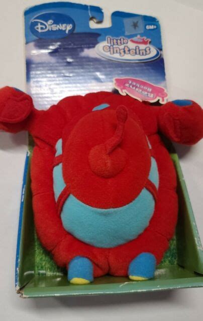 Disney Little Einsteins Beanz Red Rocket Plush Toy 6 Months Nwnp