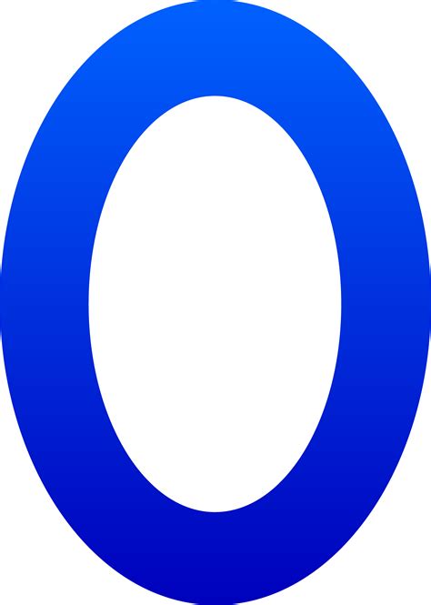 Blue White Zero Font Number Rounded Rectangle Numbers 0 Clip Art At
