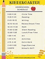 Homeschool Kindergarten Schedule and Curriculum - The Ox Mama