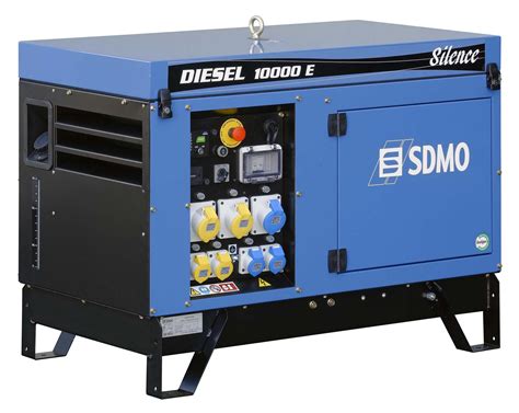 How efficient a diesel generator is will determine how long it can run on a tank of fuel. Diesel 10000 E Super Silenced - Portable Diesel Generator