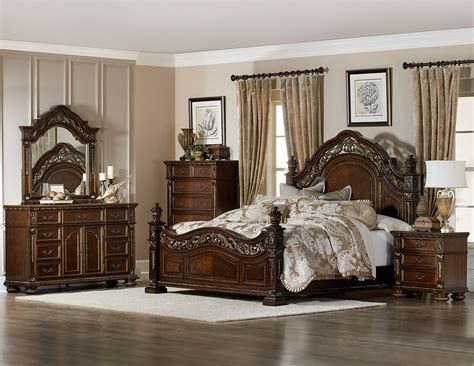 Introducing the shayne by willa arlo™ interiors the spacious headboard exudes texture and glamour making it a must have focal point for your master suite. Homelegance Catalonia Bedroom Set - Cherry 1824-BEDROOM ...