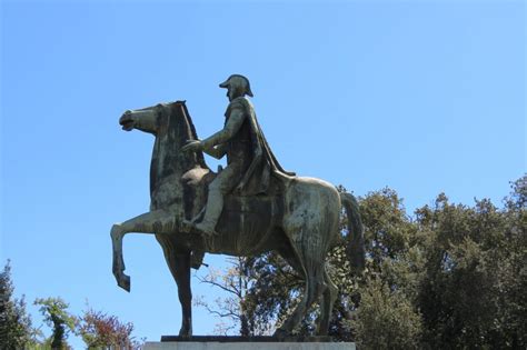 Equestrian Statue Of José De San Martin In Rome Italy