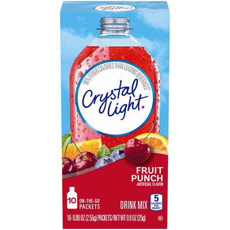Crystal Light Fruit Punch Artificially Flavored Powdered Drink Mix 10