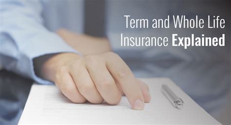 Term And Whole Life Insurance Explained Shannon Insurance Agency Inc