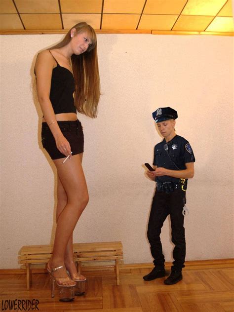 Tall Baltic Girl And Tiny Cop By Lowerrider Amazon Island Humiliation