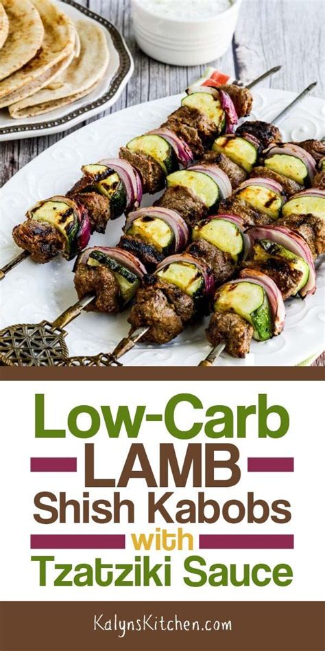 These amazing easy shish kabob recipes are so delicious and tasty. Low-Carb Lamb Shish Kabobs with Tzatziki Sauce | Recipe ...