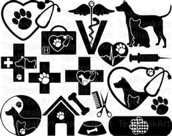 Collection of Vet PNG Black And White. | PlusPNG
