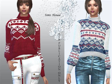 30 Sims 4 Cc Christmas Sweaters To Celebrate The Holidays