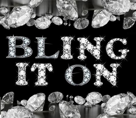 Bling It On Diamonds Logo Bling Party Stuff Pinterest