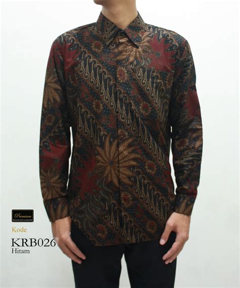 Inspirasi fashion batik modern berikutnya adalah kaftan batik dengan model serut di bagian pinggang. Jual JUMBO KRB026 Hitam Kemeja Lengan Panjang Risna Batik ...