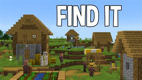 How To Find A Village In Minecraft Youtube