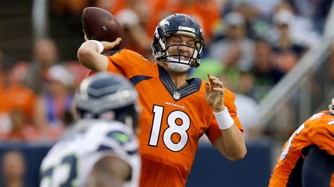 Denver Broncos Record Setting Peyton Manning Is As