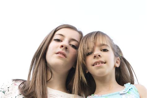 Portrait Of Two Sisters Stock Image Image Of Light Female 72370969
