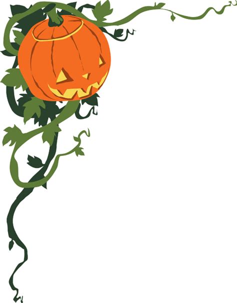 Jack O Lantern Corner Clipart Etc