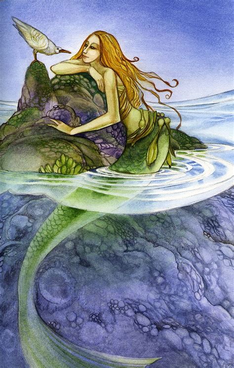 Beautiful Female Mermaids Swimming Mermaids And Mermen Mermaid Art