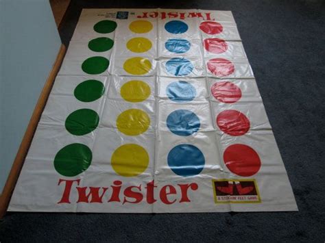 Vintage 1966 Twister Game No 4645 Complete Milton Bradley Etsy