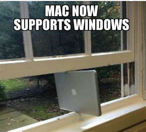 Image Result For Windows Supported By Apple Really Funny Funny Pictures