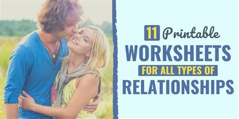 Printable Worksheets For All Types Of Relationships Help Teach