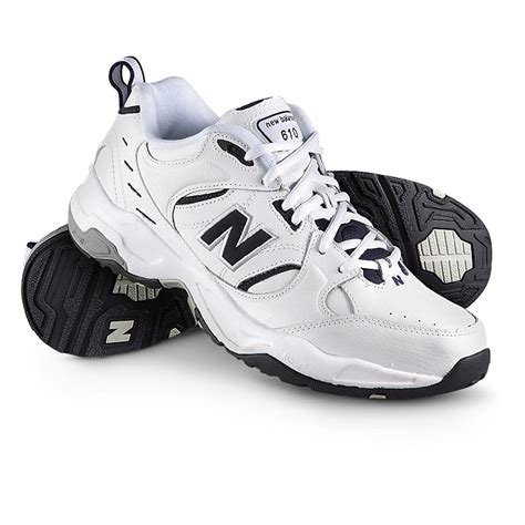 Mens New Balance 610 Cross Trainer Athletic Shoes White Navy