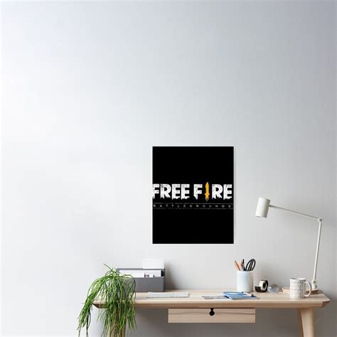 Garena Free Fire Logo Poster For Sale By Dynamicdimes Redbubble
