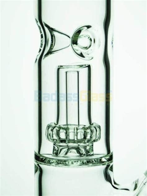 Clear Circ Straight Shot Waterpipe By Diamond Glass — Badass Glass