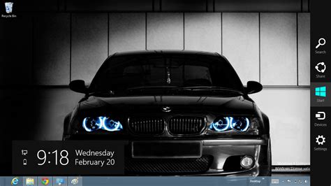 Bmw M3 Coupe Windows 7 And Windows 8 Theme Ouo Themes
