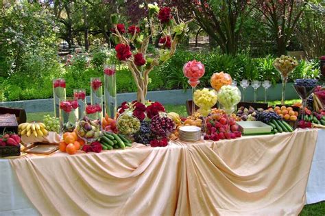 29 Wedding Fruit Buffet Ideas Background Buffet Ideas