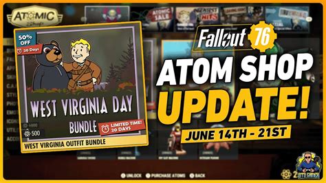 Fallout Atomic Shop Update June Th St Youtube