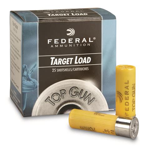 Federal Top Gun Target 20 Gauge 2 34 78 Oz Shotshells 25