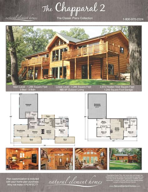 Comfy Cabins Medium Home Plans From Natural Element Homes Model